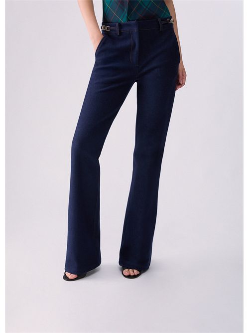 Jeans bootcut con dettaglio chain LIU JO | UF6080D0368/77000